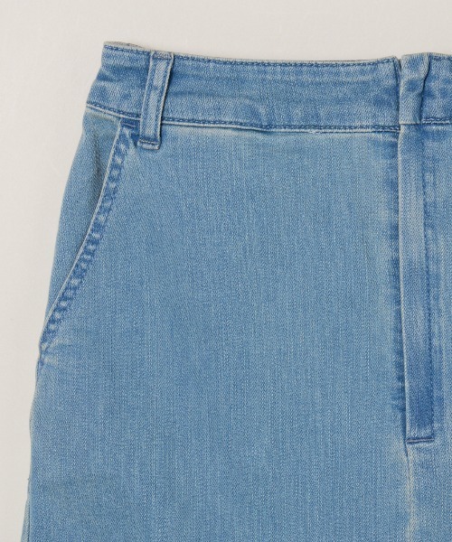 three dots（スリー ドッツ） デニムスカート デニム ペンシルスカート