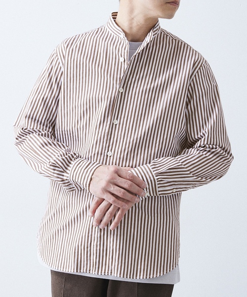 「417 EDIFICE」 長袖シャツ LARGE ブルー メンズ_画像10
