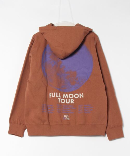 「go slow caravan」 ジップアップパーカー 3 ブラウン メンズ_画像4