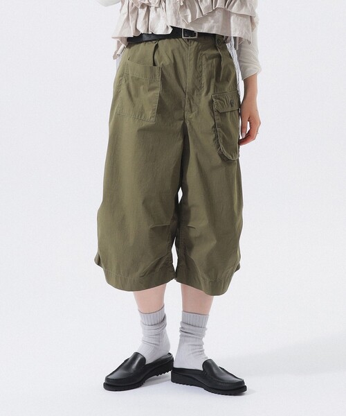 BEAMS BOY（ビームス ボーイ） ワイドパンツ パンツ ミリタリー