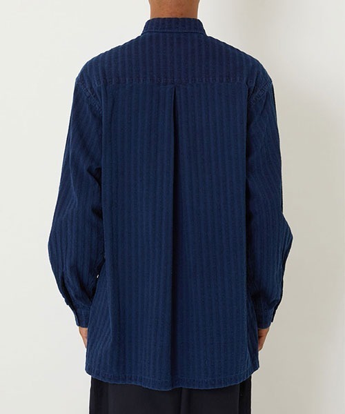 シャツ ブークレストライプ ロングスリーブシャツ メンズの画像