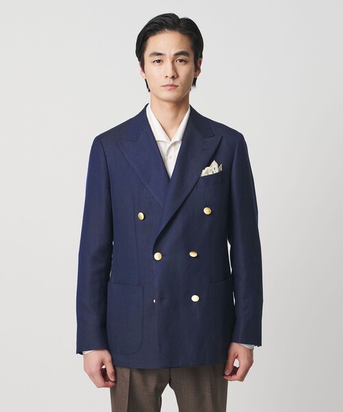アローズ　Vitale Barberis Canonicoダブルスーツ　XL UNITED ARROWS（ユナイテッドアローズ） ジャケット テーラード