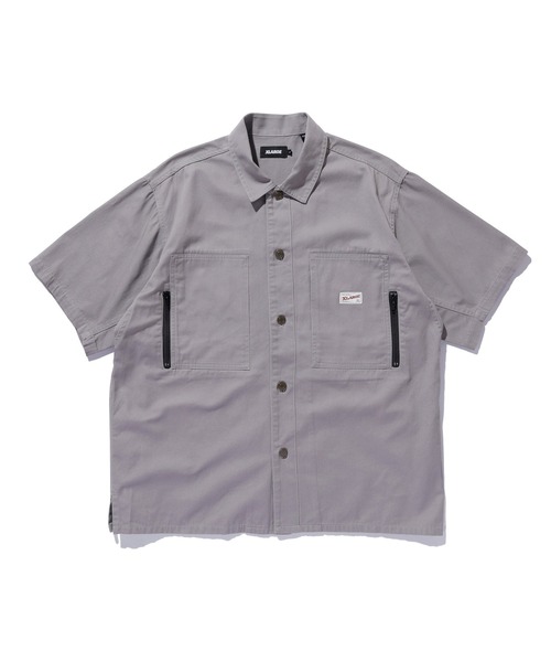 XLARGE（エクストラ ラージ） シャツ 半袖 SIDE ZIP S/S WORK SHIRT