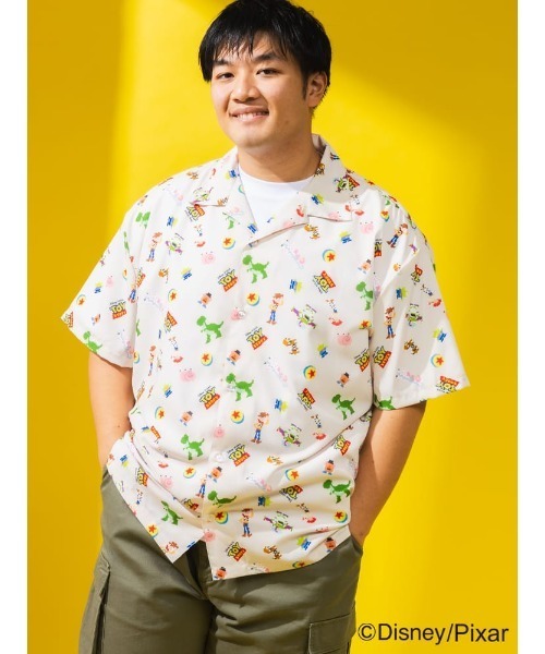 アロハシャツ シャツ 半袖 ディズニー / メンズ 大きいサイズ 「トイ
