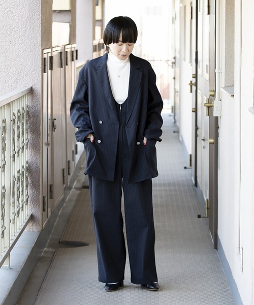 「ARCH & LINE」 オーバーオール 1 ブラック レディース_画像7