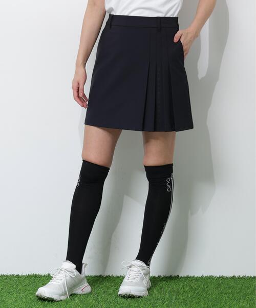 DEVEREUX GOLF スカート DVRX Deform Checker Pleatedスカート