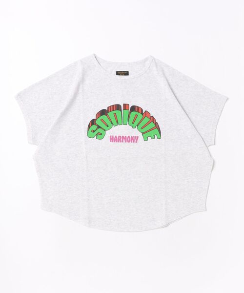 45rpm コットン ロゴプリント ドルマン Tシャツ プルオーバー Life Support Products（ライフサポートプロダクツ） tシャツ 半袖