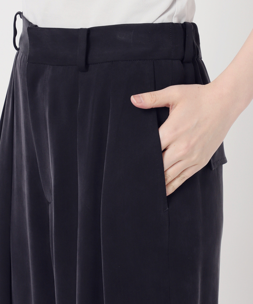 AP STUDIO スラックス パンツ キュプラパンツ レディース : ZOZOTOWN