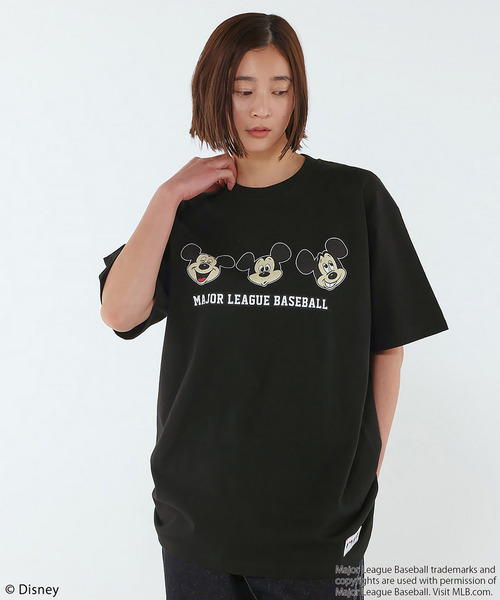 BACK TO THE FIELD tシャツ 「MLB」「Disney」 Visual Tee メンズ