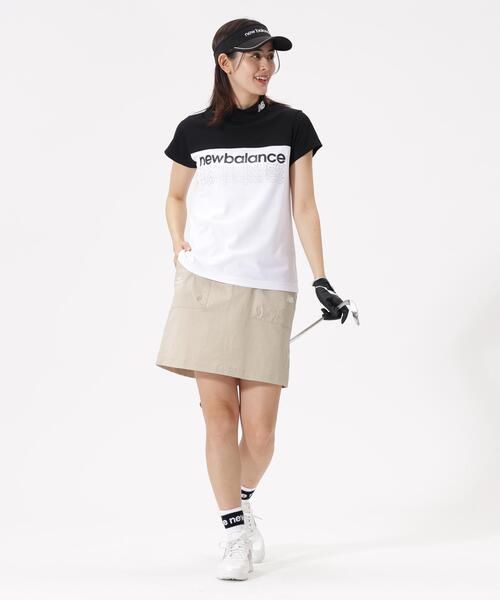 New Balance 半袖モックネック スカートセット New Balance Golf（ニューバランスゴルフ） tシャツ 半袖 速乾 超速乾