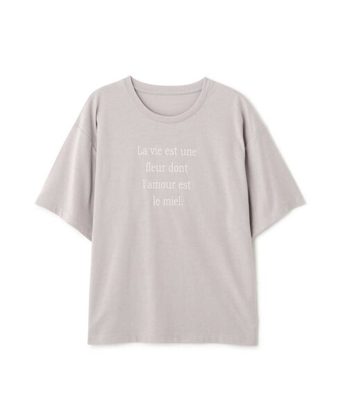「EDIT COLOGNE」 半袖Tシャツ FREE ダークグレー レディース_画像3