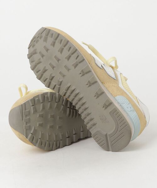 「New Balance」 ローカットスニーカー 22.5cm イエロー レディース_画像3