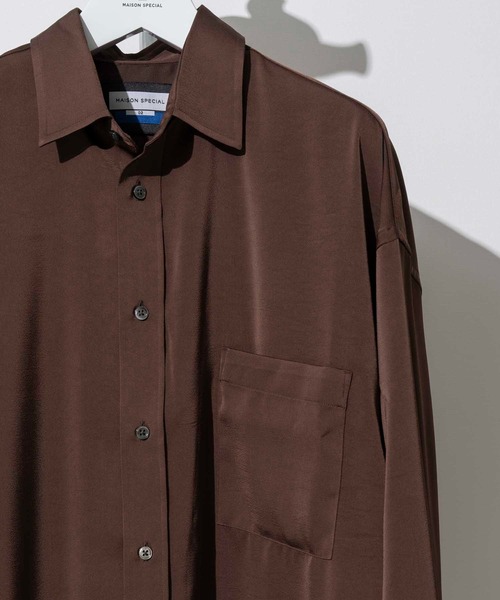 「MAISON SPECIAL」 長袖シャツ 0 イエロー レディース_画像9