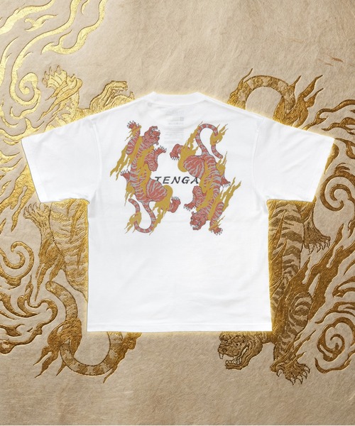 TENGA（テンガ） tシャツ Burning Tiger Tshirt メンズ レディース