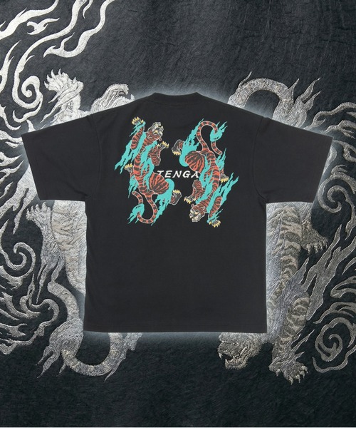 TENGA（テンガ） tシャツ Burning Tiger Tshirt メンズ レディース