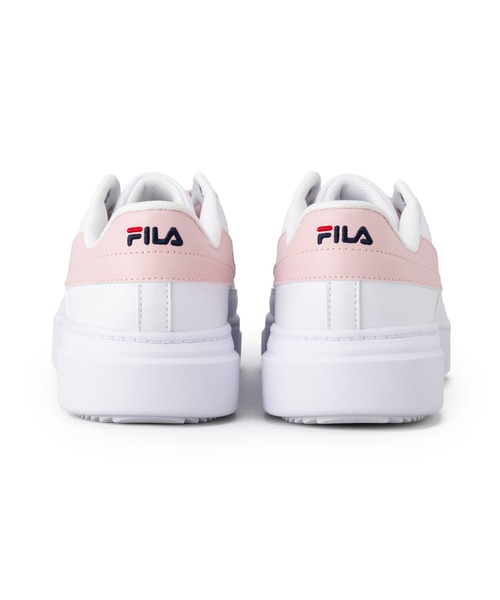 「FILA」 ローカットスニーカー 24.0cm ホワイト×ピンク レディース_画像6