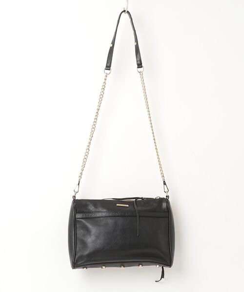 「REBECCA MINKOFF」 レオパードトートバッグ - ブラック レディース_画像2
