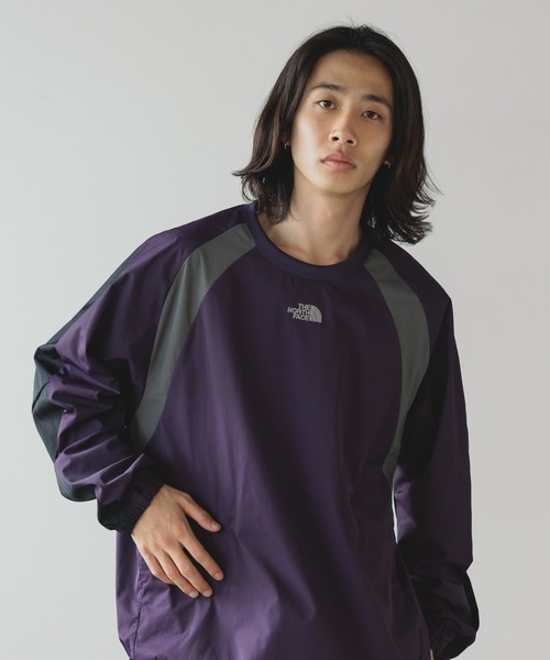「THE NORTH FACE」 長袖プルオーバー X-LARGE まっ黒い薄墨色 メンズ