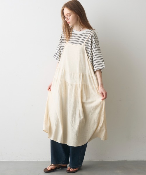 Crisp（クリスプ） ワンピース simply natural cami onepiece