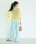 ブラウス シャツ 夏 「WEB限定セール」スト...の詳細画像4
