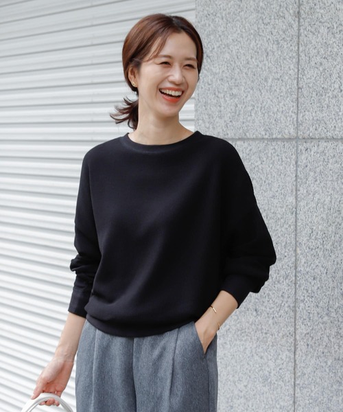 「URBAN RESEARCH DOORS」 長袖カットソー MEDIUM イエロー系その他 レディース_画像2
