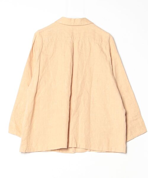 「fog linen work」 テーラードジャケット - オレンジ レディース_画像2