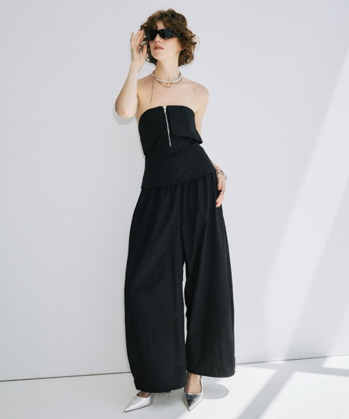 【JOSEMOON】3点セット JOSE MOON（ジョゼムーン） オールインワン GATHER PANTS JUMPSUITS