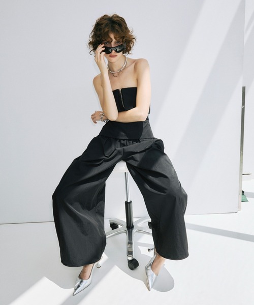 JOSE MOON（ジョゼムーン） オールインワン GATHER PANTS JUMPSUITS