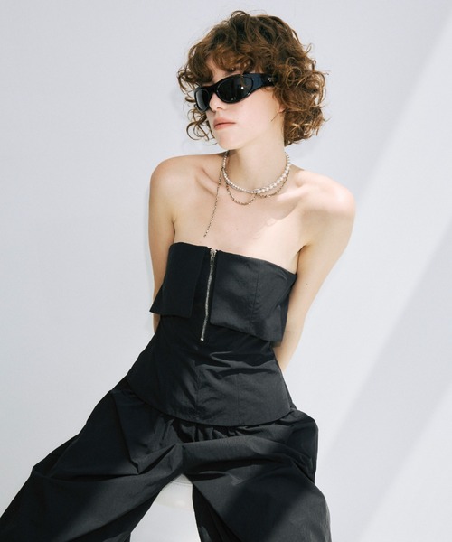 JOSE MOON（ジョゼムーン） オールインワン GATHER PANTS JUMPSUITS