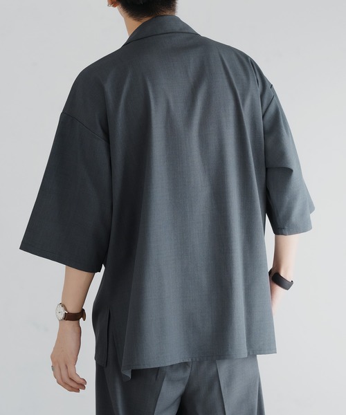 「epnok」 半袖シャツ LARGE ブラック メンズ_画像8
