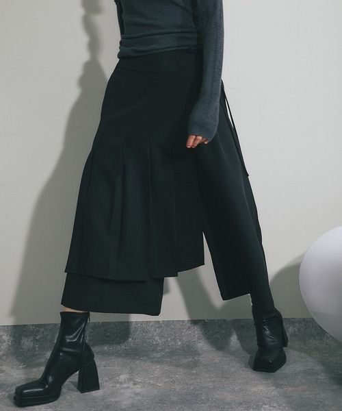 「SMILE ORCHID」 クロップドパンツ L ブラック レディース_画像4