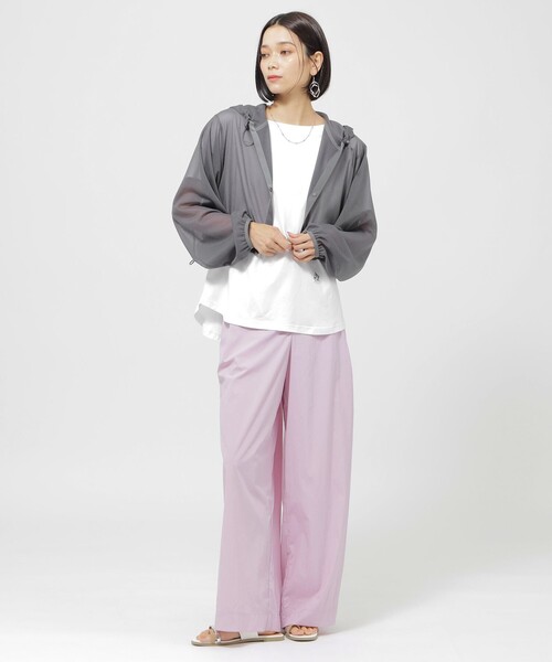 「EVEX by KRIZIA」 パンツ 42 グリーン系その他4 レディース_画像3