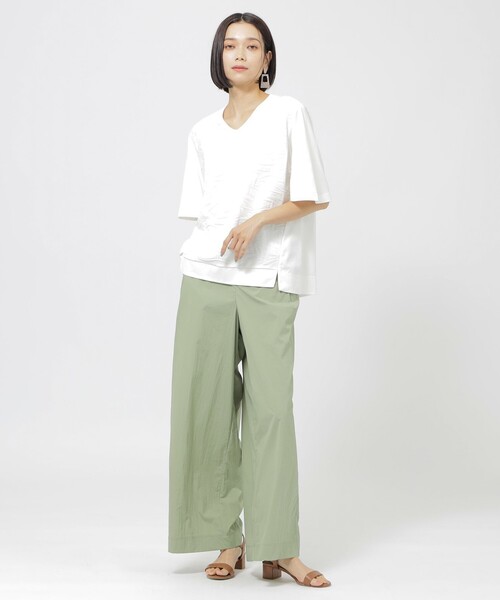 「EVEX by KRIZIA」 パンツ 42 グリーン系その他4 レディース_画像4