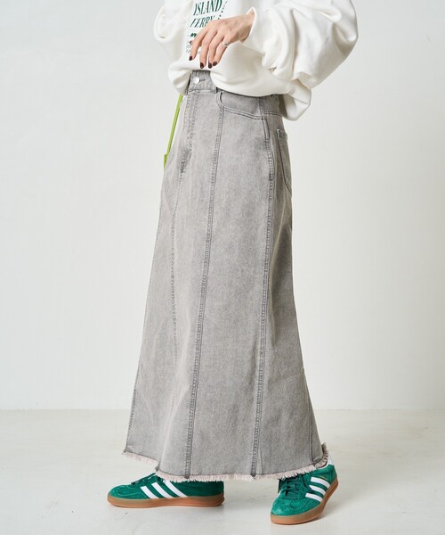 「FREAK'S STORE」 デニムスカート MEDIUM ブルー レディース_画像8