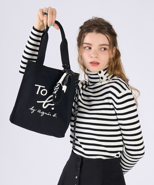 「To b. by agnes b.」 トートバッグ FREE ブラック レディース_画像8