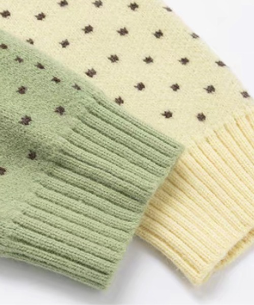 カーディガン Stripe Dots Docking Cardigan メンズ | U：UME | 04