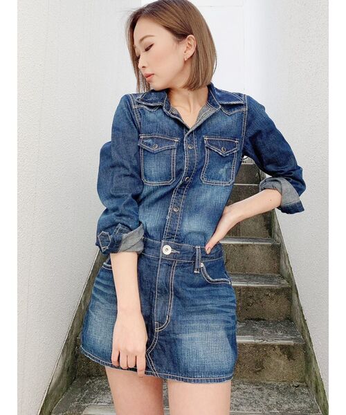 ワンピース Web限定 ウエスタンデニムスカートライクショーパン Zozotown Paypayモール店 通販 Paypayモール