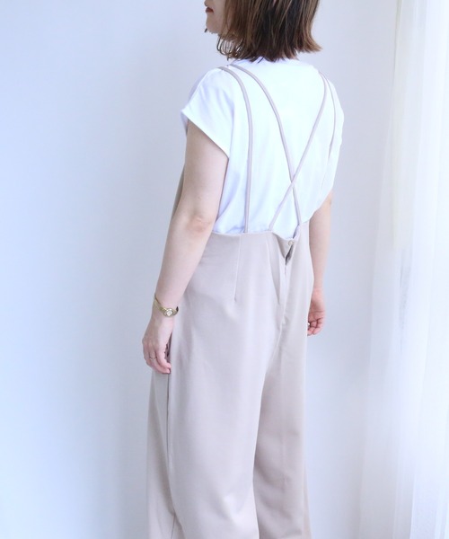 サロペット オーバーオール ダブルストラップキャミサロペット|ZOZOTOWN |17