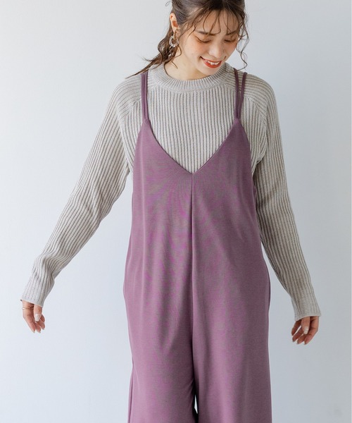 サロペット オーバーオール ダブルストラップキャミサロペット|ZOZOTOWN |10