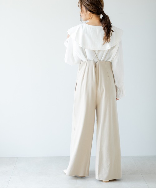 サロペット オーバーオール ダブルストラップキャミサロペット|ZOZOTOWN |13