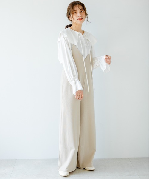 サロペット オーバーオール ダブルストラップキャミサロペット|ZOZOTOWN |11