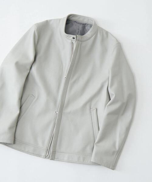 メンズメルローズ レザージャケット MEN'S MELROSE 革ジャン ライダース シープナッパシングル