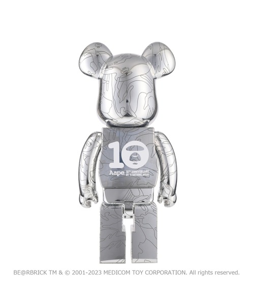 フィギュア BE@RBRICK AAPE BY A BATHING APE 10th Anniversary 1000%の画像