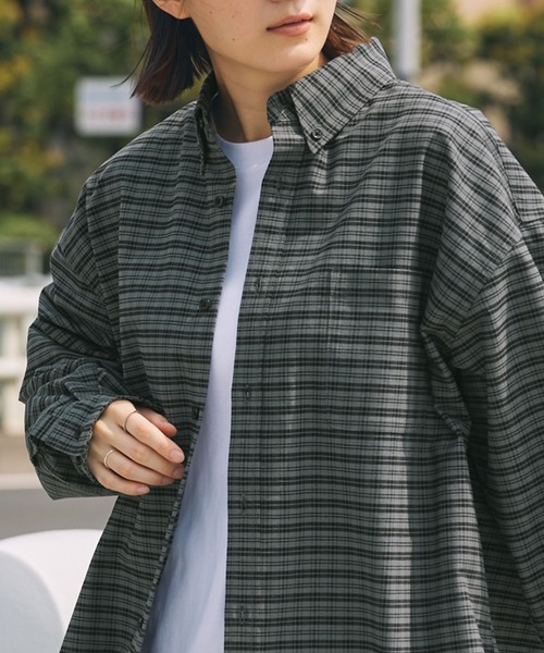 HECT シャツ 「HECT」Big Oxford BD L/S Shirt / ビッグシルエット