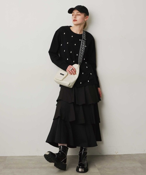 VIOLETTA スカート ティアードスカート : ZOZOTOWN Yahoo!店