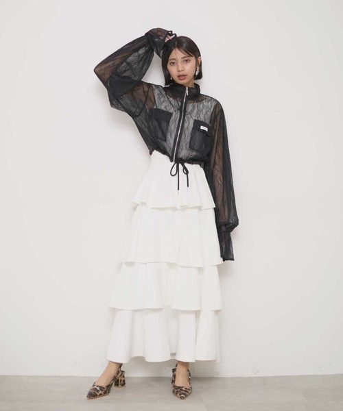 VIOLETTA スカート ティアードスカート : ZOZOTOWN Yahoo!店