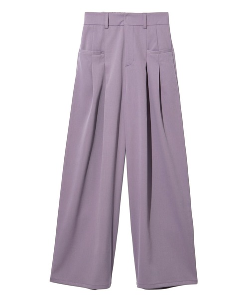 GeeRA（ジーラ） パンツ フロントポケットタックワイドパンツ