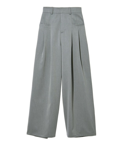 GeeRA（ジーラ） パンツ フロントポケットタックワイドパンツ