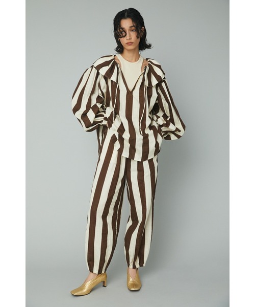 HeRIN.CYE　プリントガーゼパンツ HeRIN.CYE パンツ Print gauze pants (プリント ガーゼ パンツ