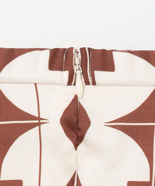GRACE CONTINENTAL 花柄 マキシ丈スカート ブラウン GRACE CONTINENTAL スカート キカフラワースカート : ZOZOTOWN